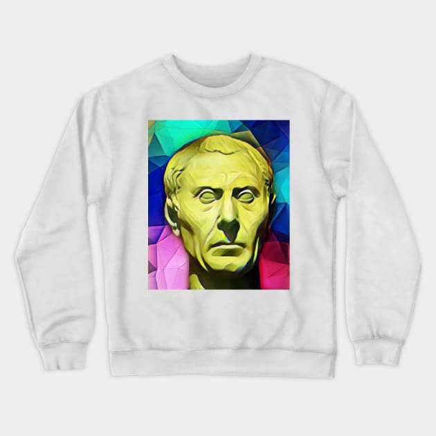 Suetonius Colourful Portrait | Suetonius Artwork 7 Crewneck Sweatshirt by JustLit